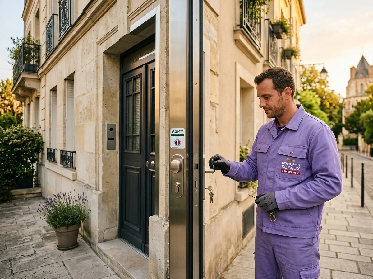 Bloc-porte A2P certifié à Sceaux