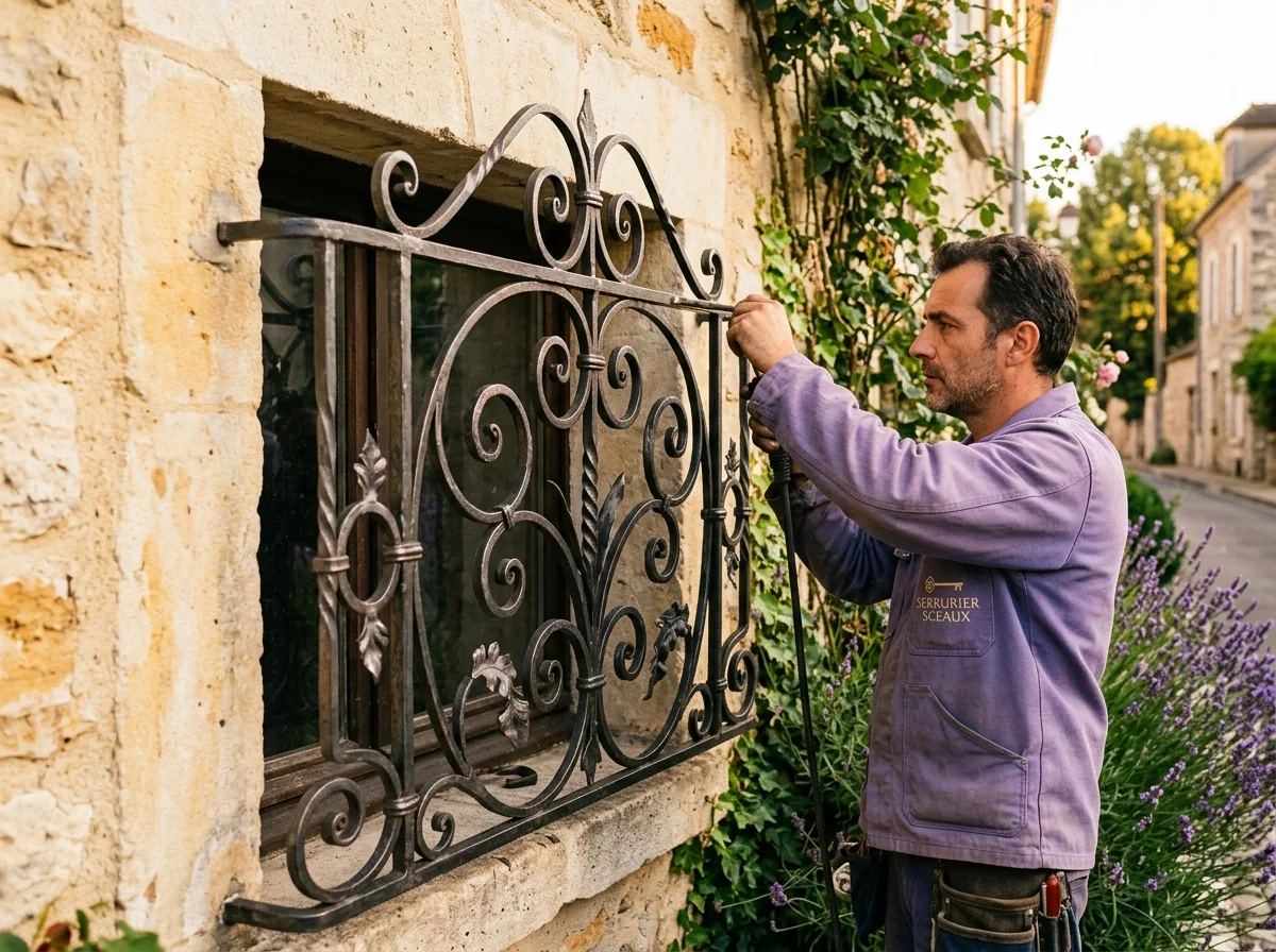 Métallerie · grilles de défense à Sceaux